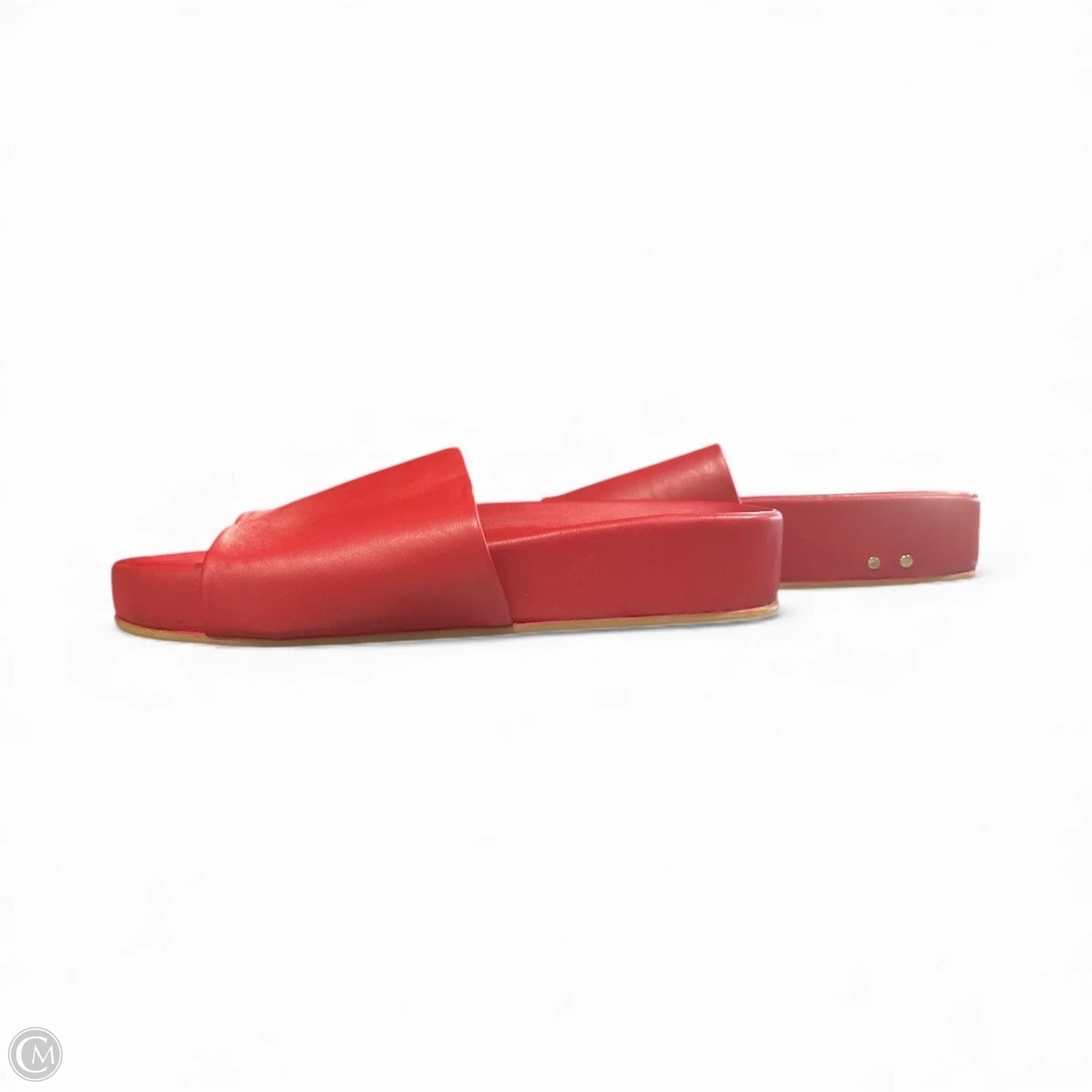 Sandals Flats By Clothes Mentor In Red, Size: 10