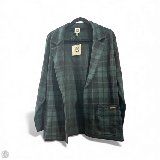 Cardigan By Anne Klein In Black & Green, Size: S