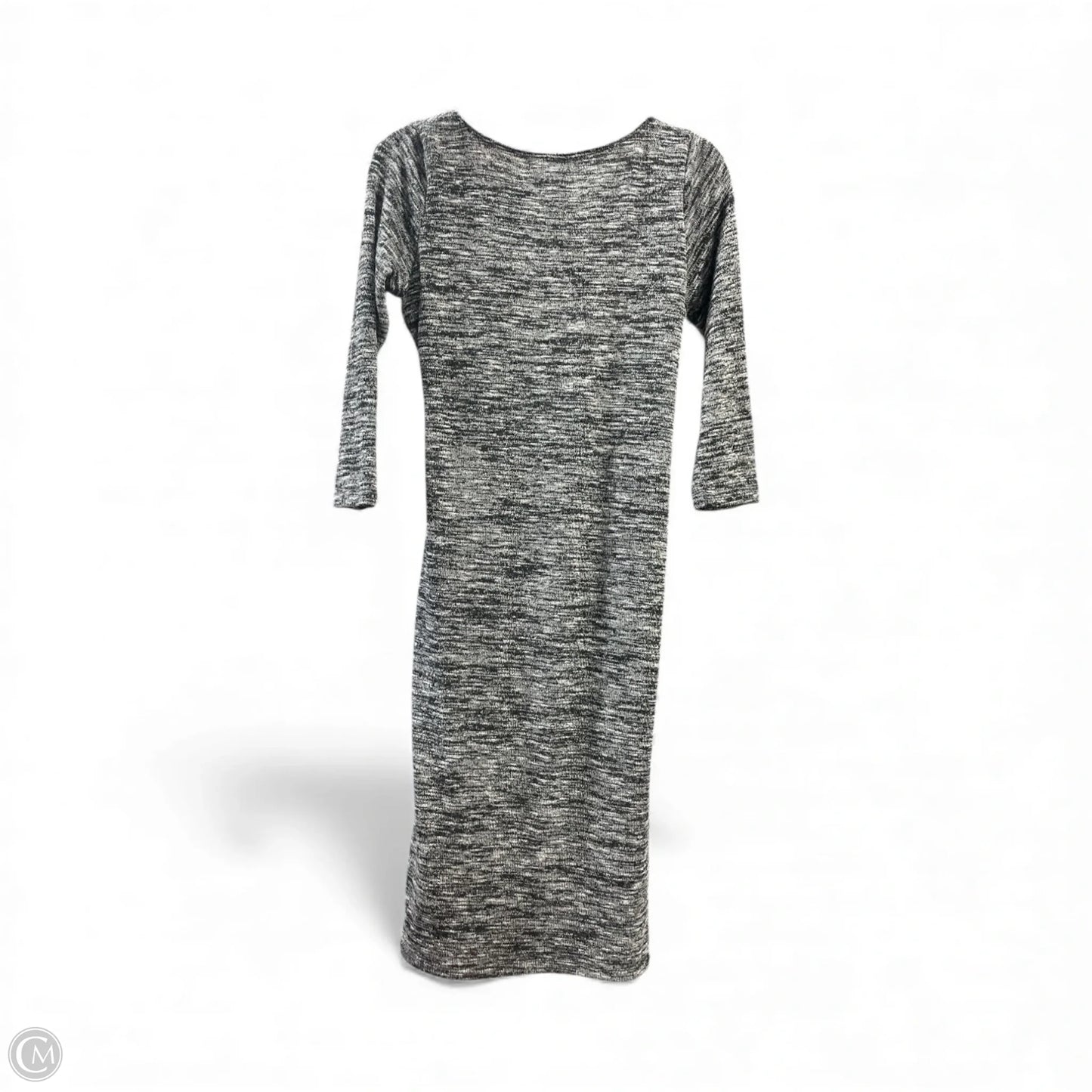 Dress Casual Midi By Max Studio In Black & Grey, Size: S