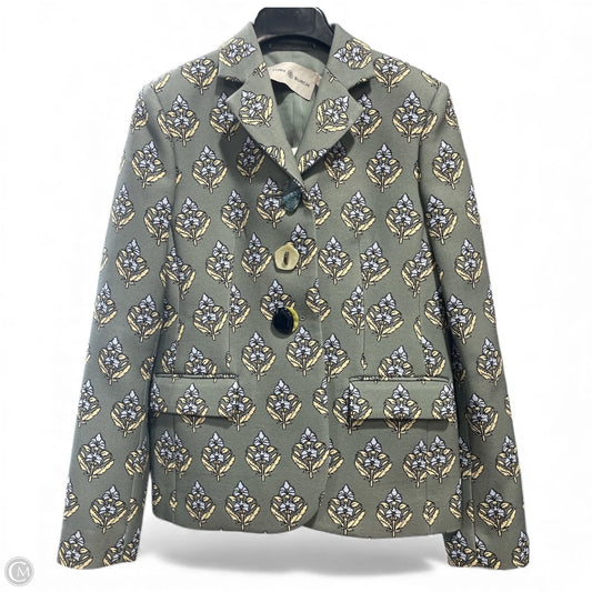 Blazer Designer By Tory Burch In Floral Print, Size: 4