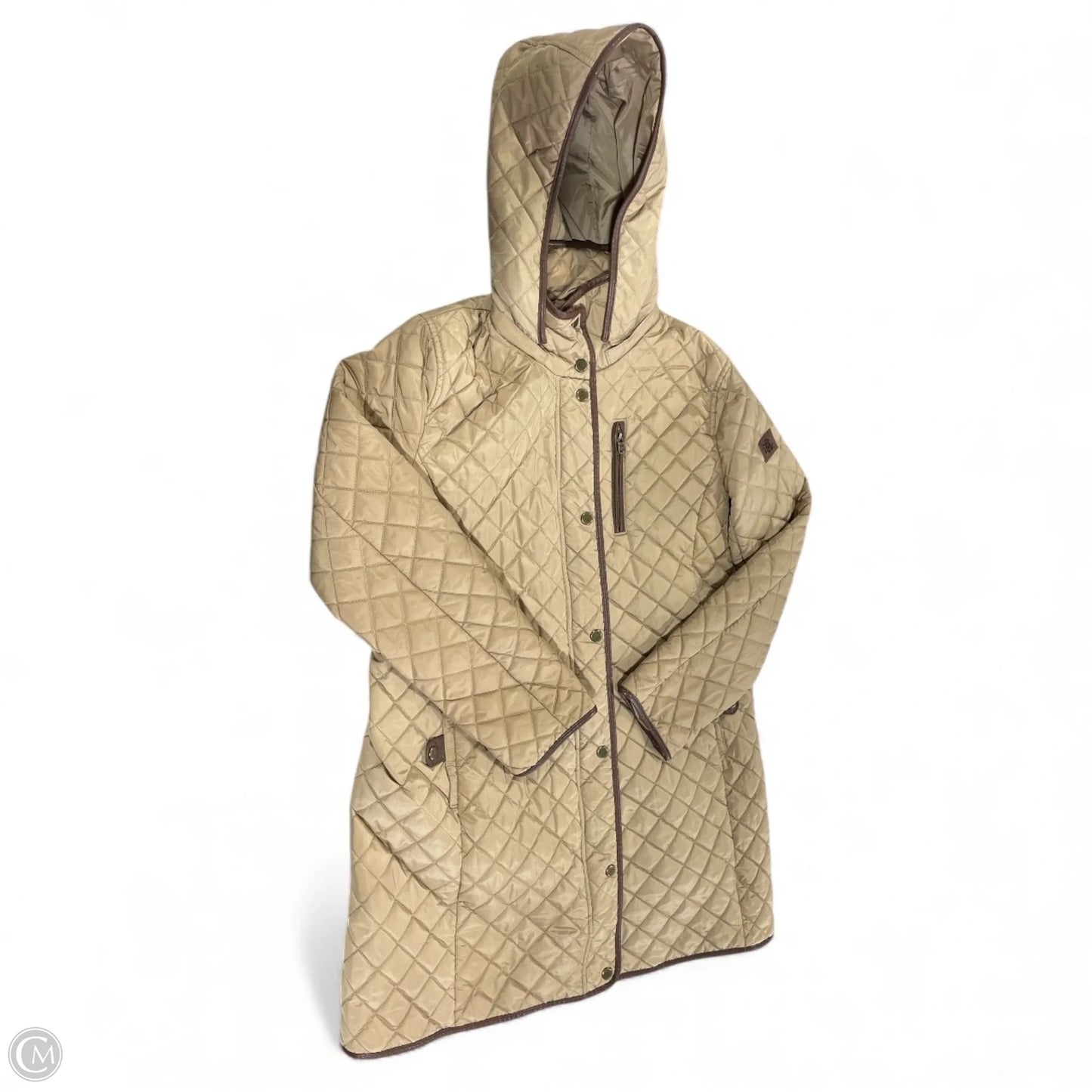 Coat Puffer & Quilted By Ralph Lauren Black Label In Brown, Size: L