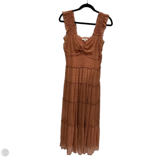Dress Casual Maxi By Max Studio In Orange, Size: L