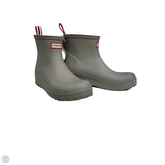 Boots Rain By Hunter In Grey, Size: 11