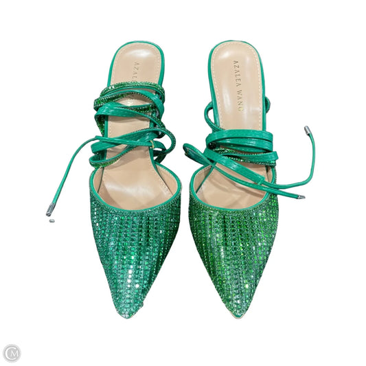 Shoes Heels Stiletto By Azalea Wang In Green, Size: 8
