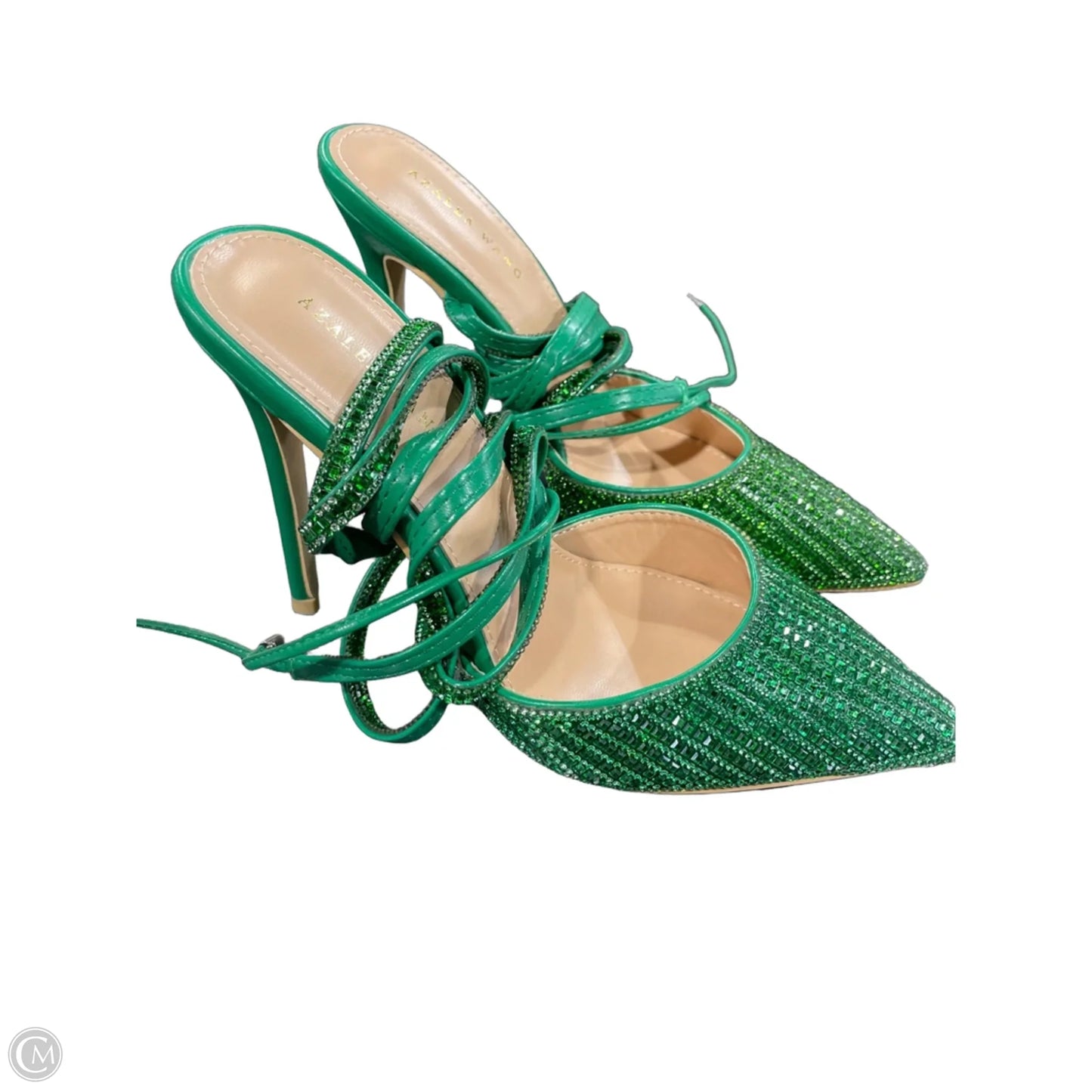 Shoes Heels Stiletto By Azalea Wang In Green, Size: 8