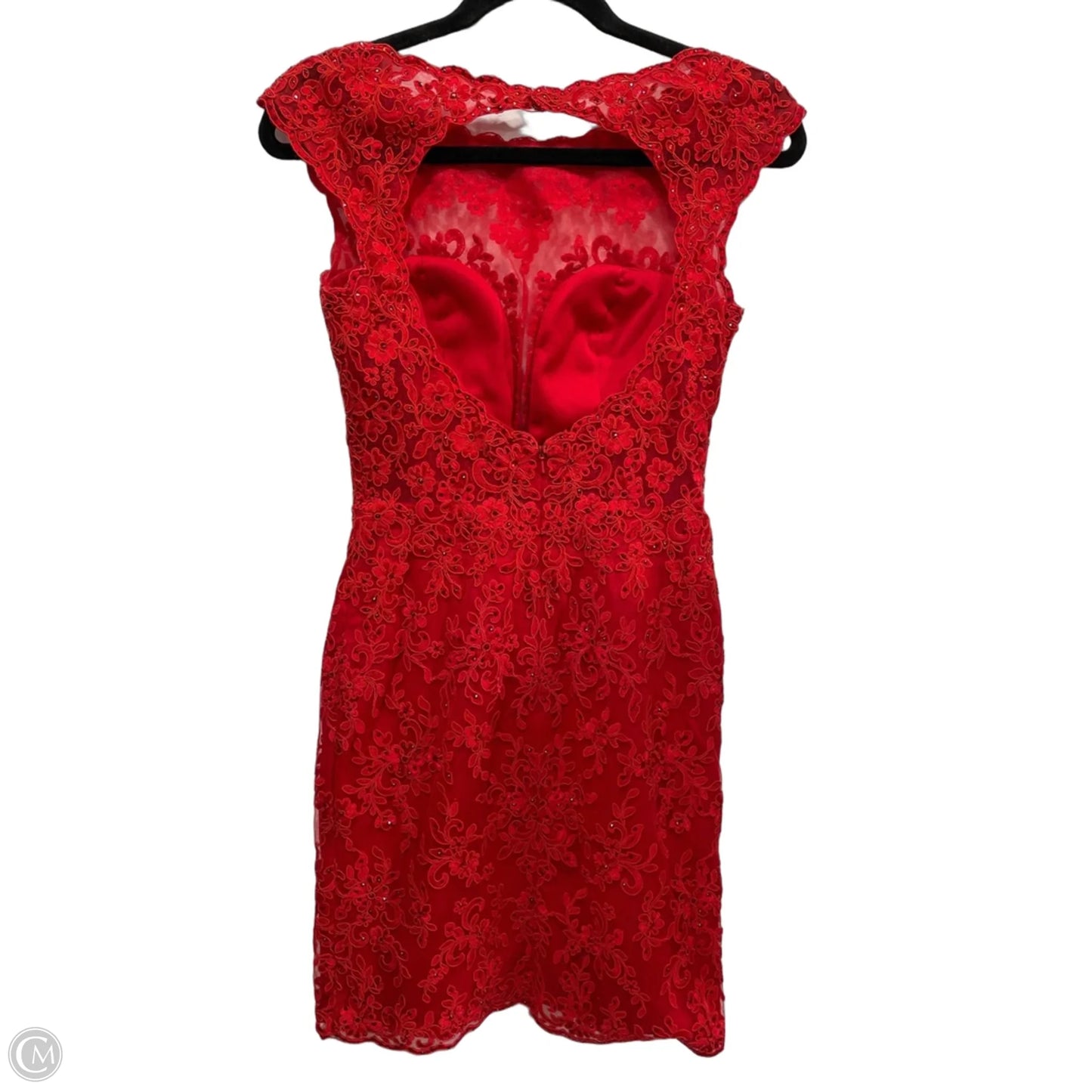 Dress Party Short By Clothes Mentor In Red, Size: 4