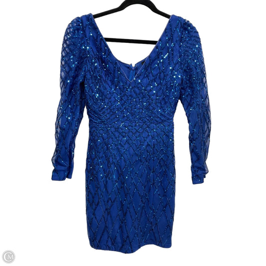 Dress Casual Short By Nikibiki In Blue, Size: S