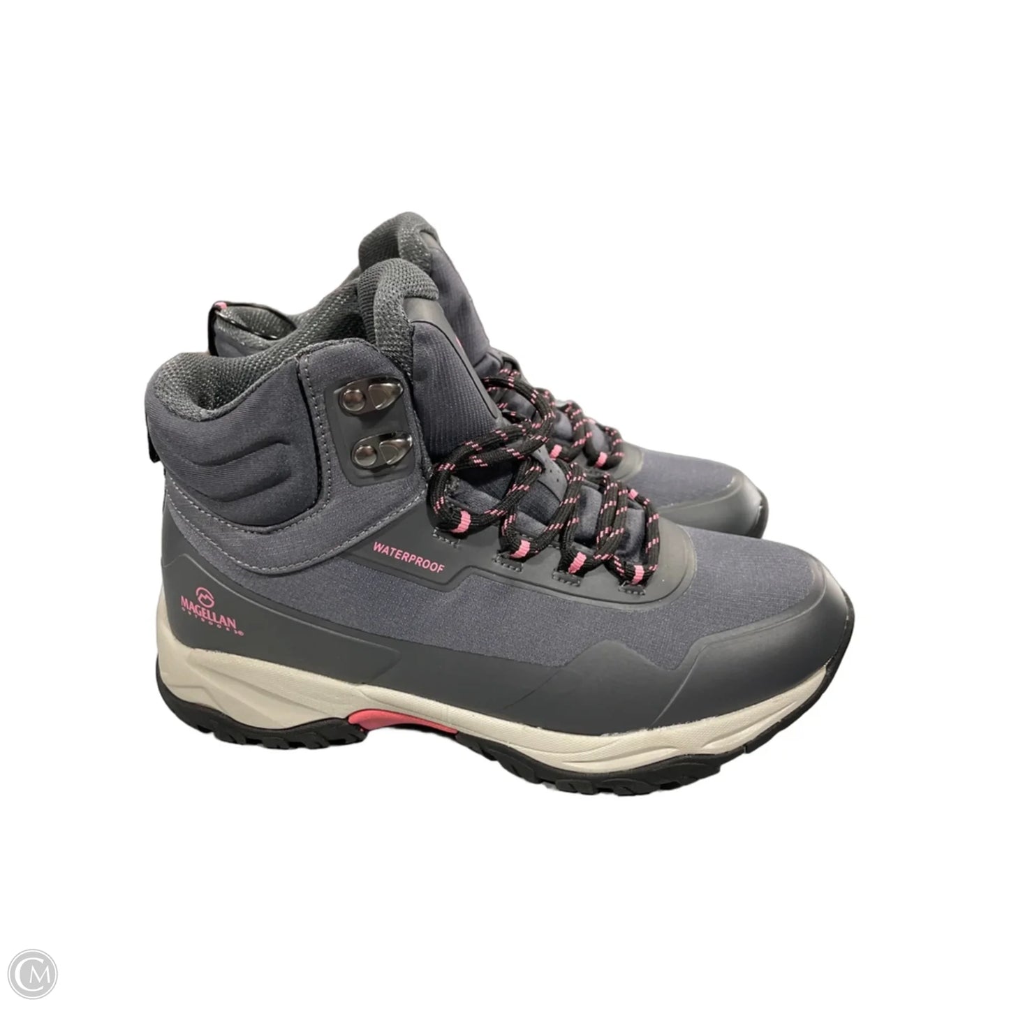 Shoes Hiking By Magellan In Grey & Pink, Size: 8.5