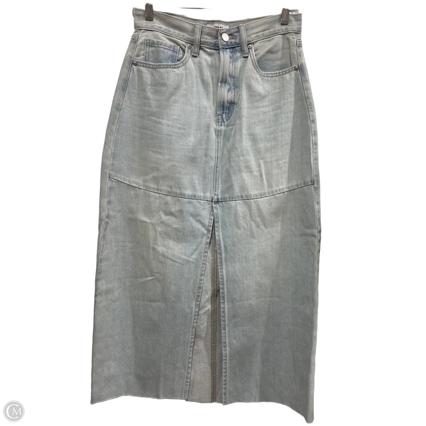 Skirt Maxi By Just Black In Blue Denim, Size: S