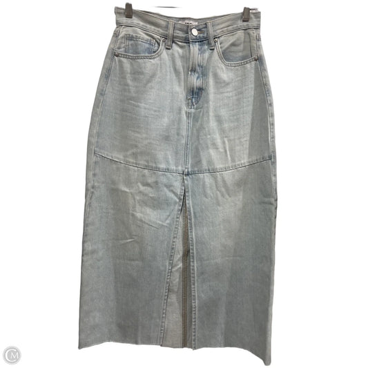 Skirt Maxi By Just Black In Blue Denim, Size: S