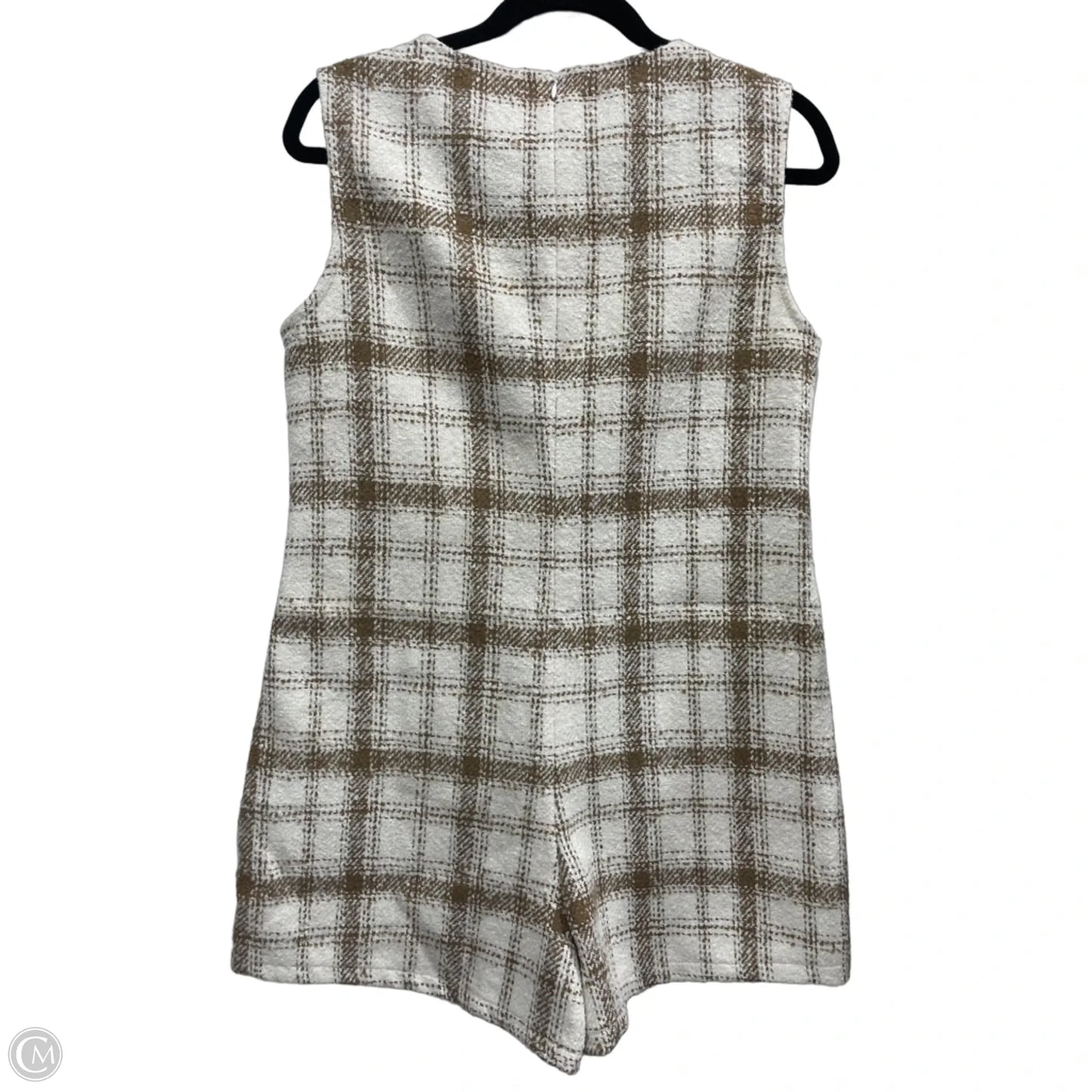 Romper By Day + Moon In Brown & Cream, Size: S
