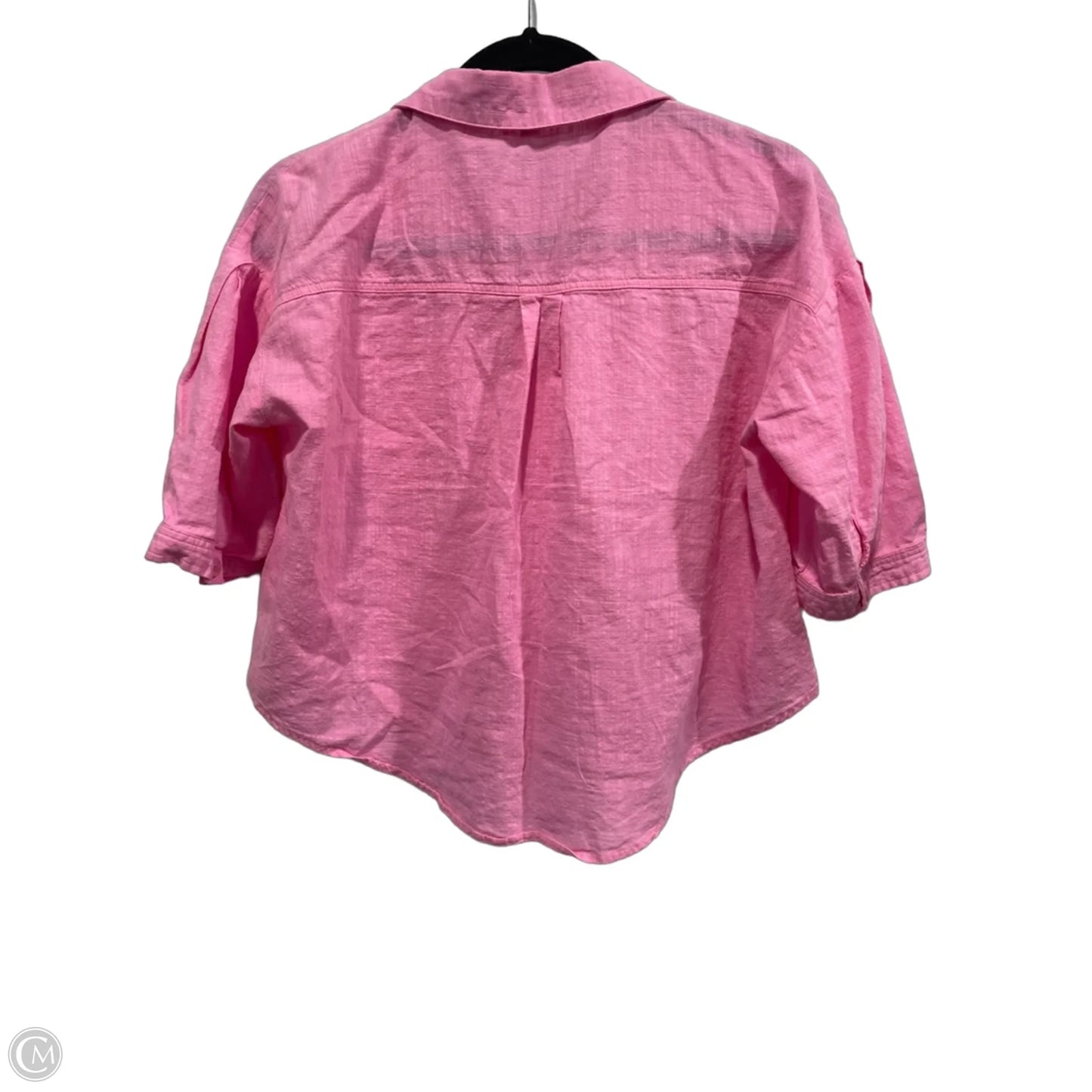 Top Short Sleeve By Cotton Bleu In Pink, Size: S