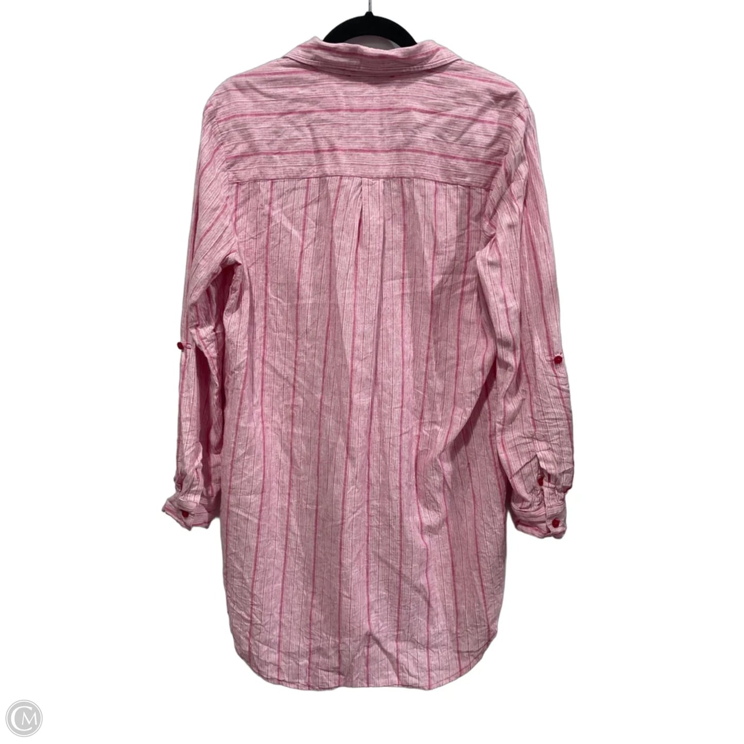 Dress Casual Midi By Michael By Michael Kors In Pink, Size: L