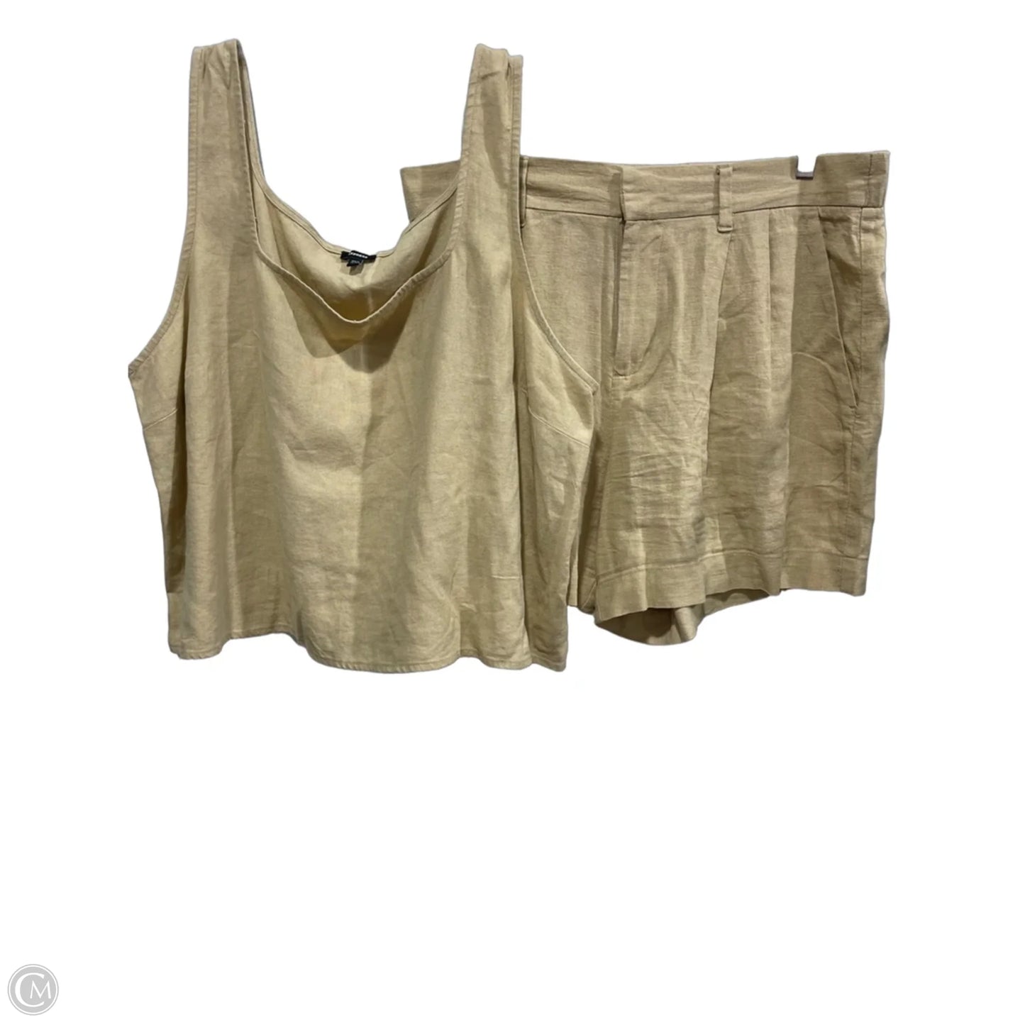 Shorts Set By Express In Tan, Size: Xl