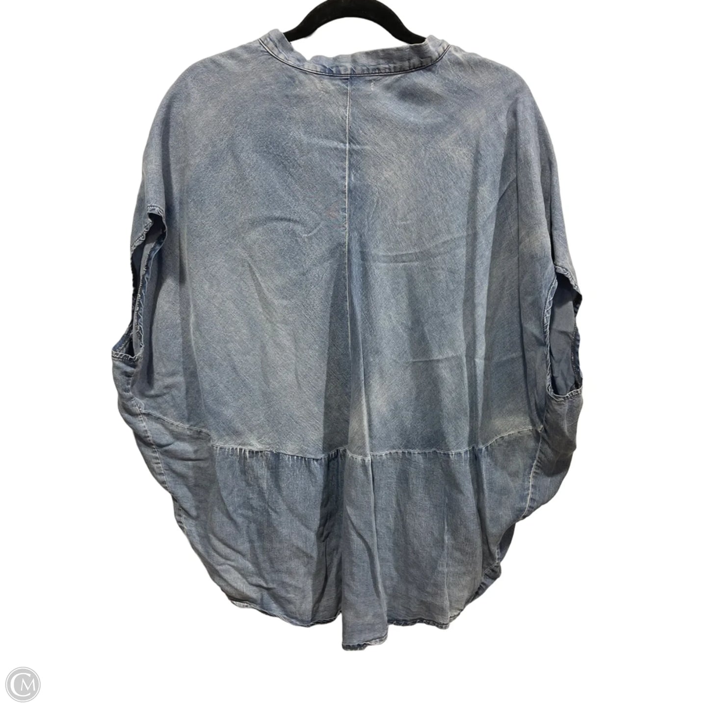 Top Short Sleeve By Mustard Seed In Blue, Size: M