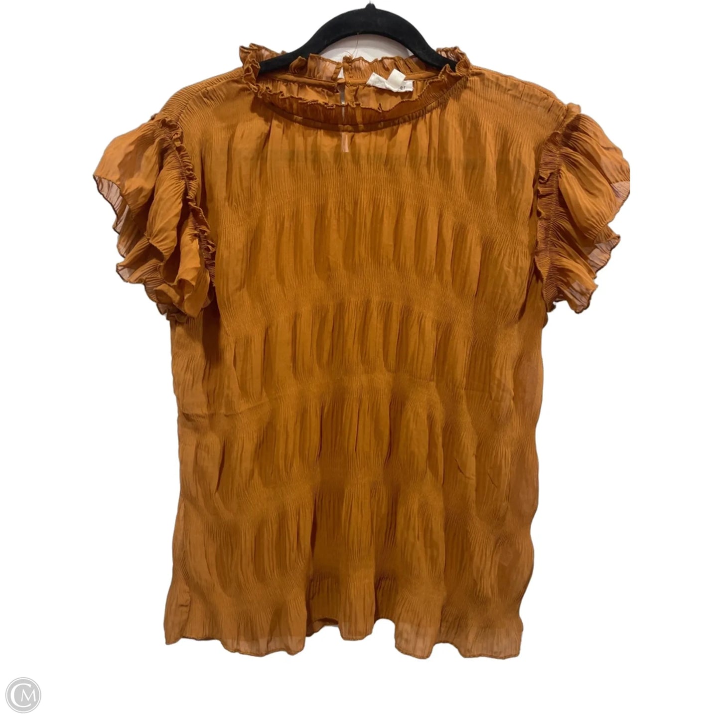Blouse Sleeveless By Blu Pepper In Brown, Size: M