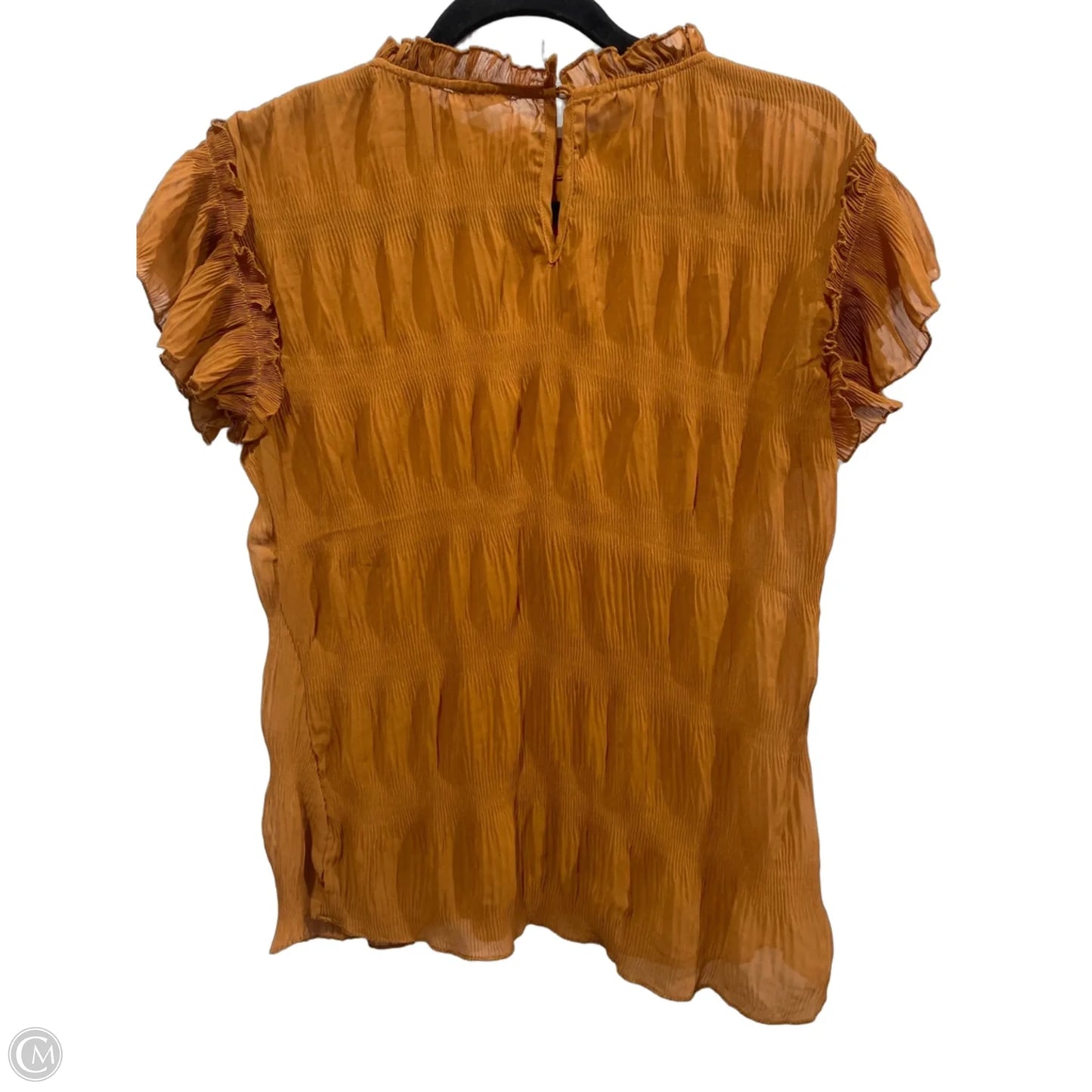 Blouse Sleeveless By Blu Pepper In Brown, Size: M