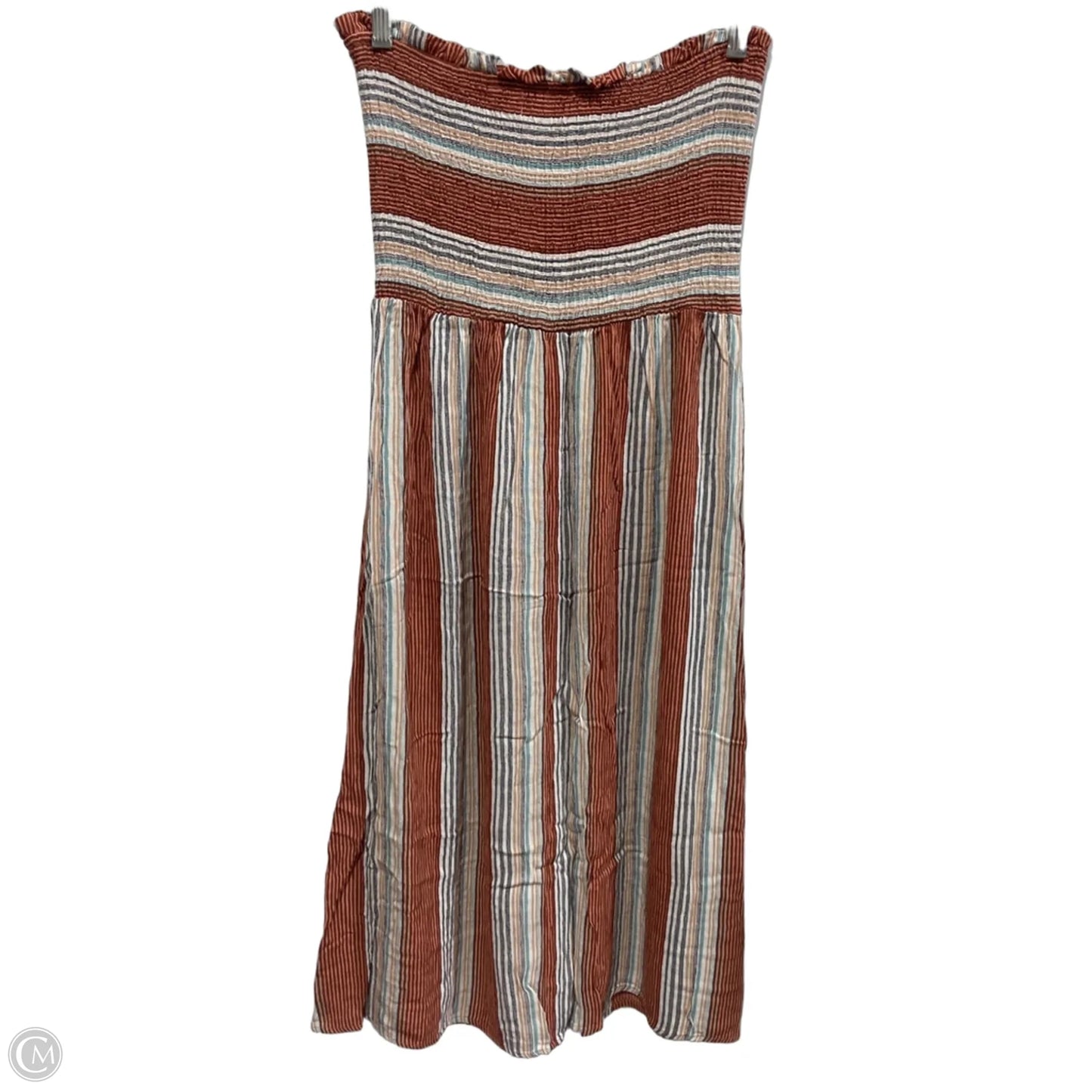 Dress Casual Maxi By Be Cool In Striped Pattern, Size: M