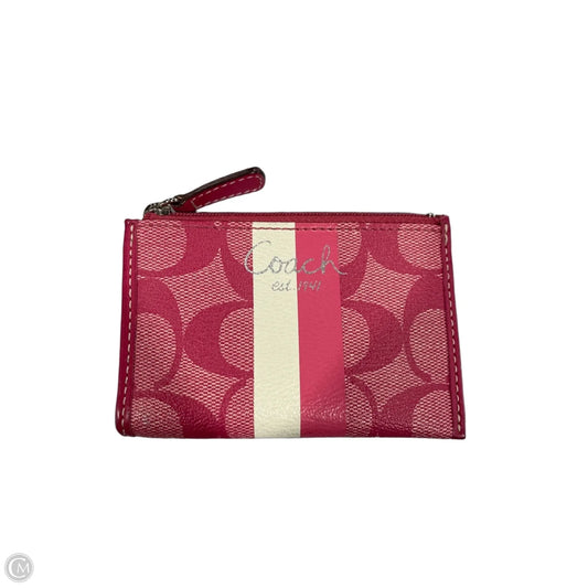 Id/card Holder Designer By Coach, Size: