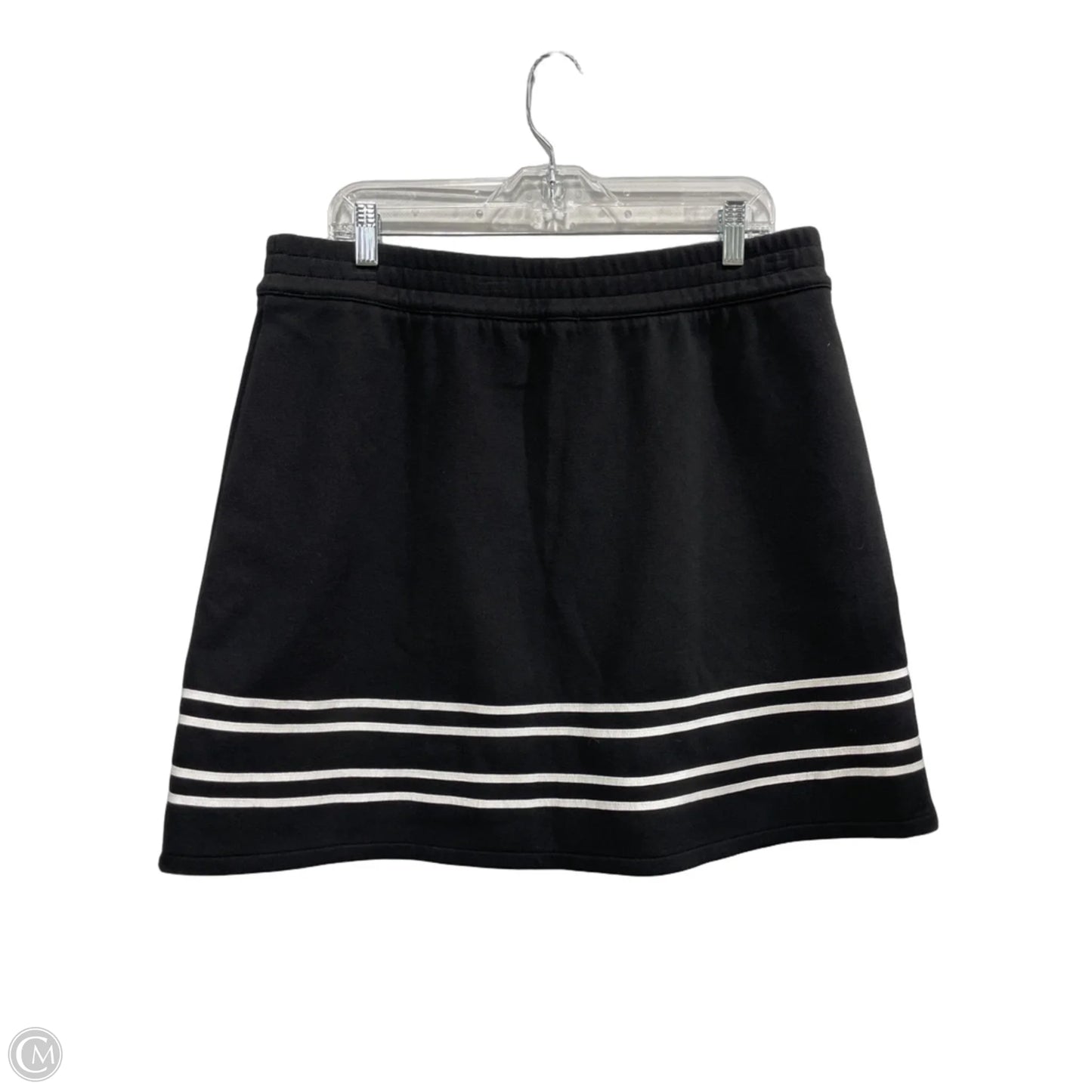 Skirt Midi By Talbots In Black & White, Size: L