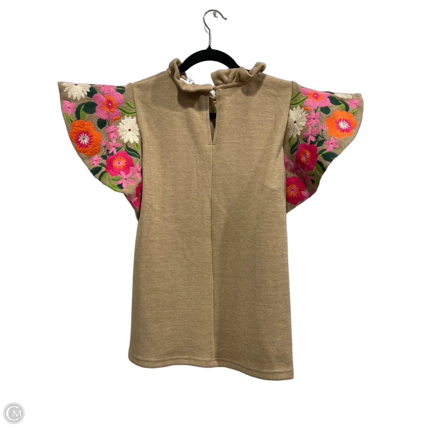 Top Short Sleeve By Thml In Floral Print, Size: M