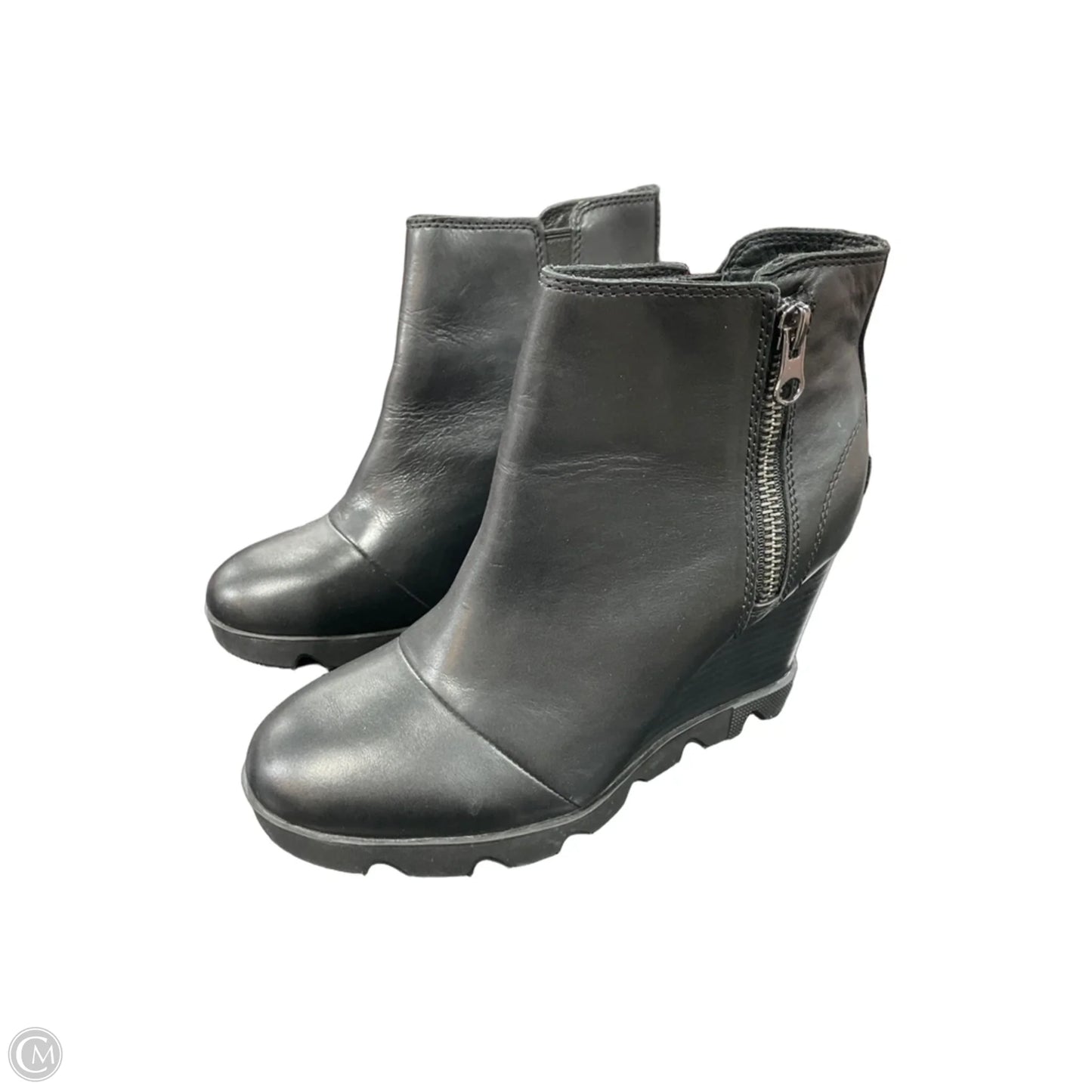 Boots Ankle Heels By Sorel In Black, Size: 8
