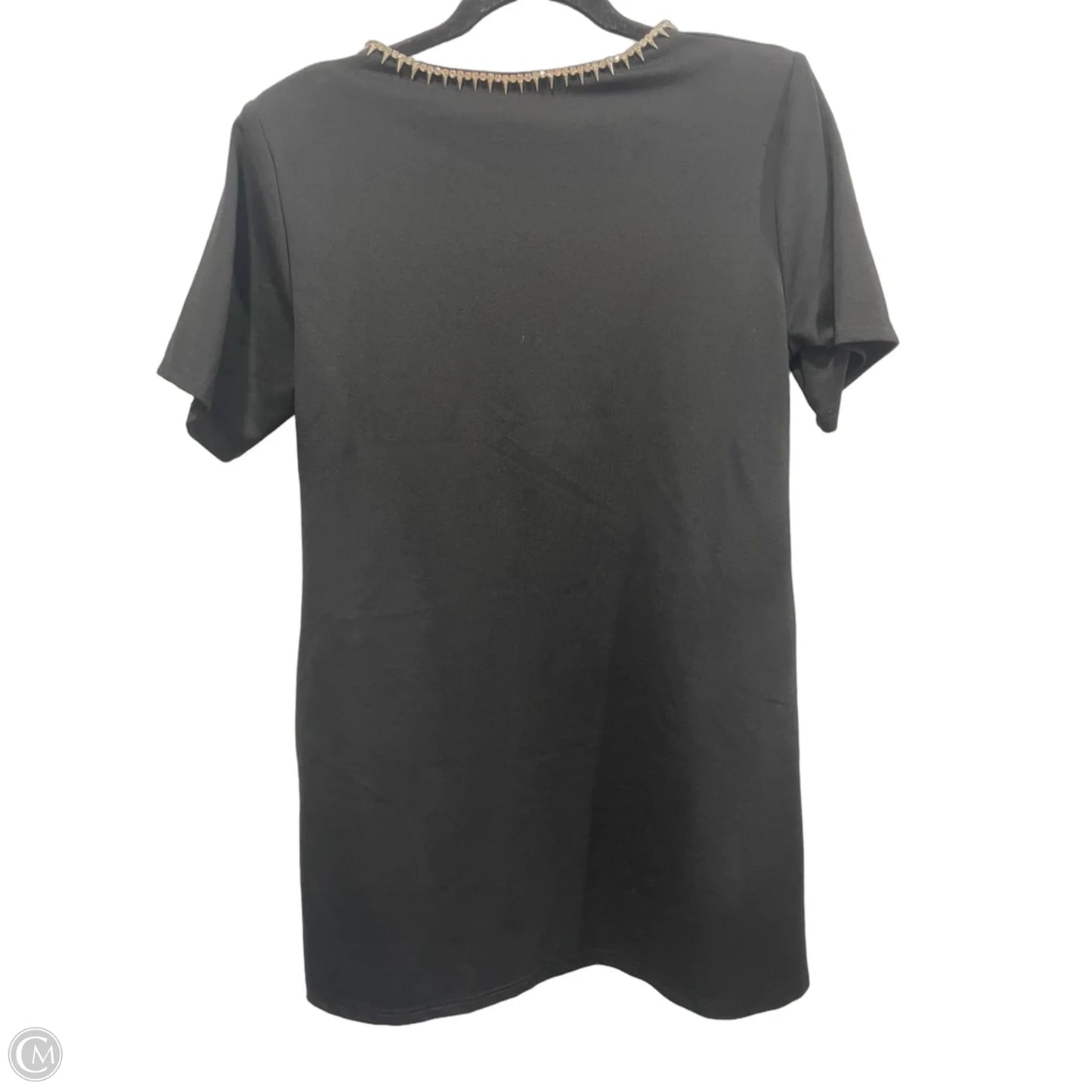 Dress Party Short By Clothes Mentor In Black & Silver, Size: M