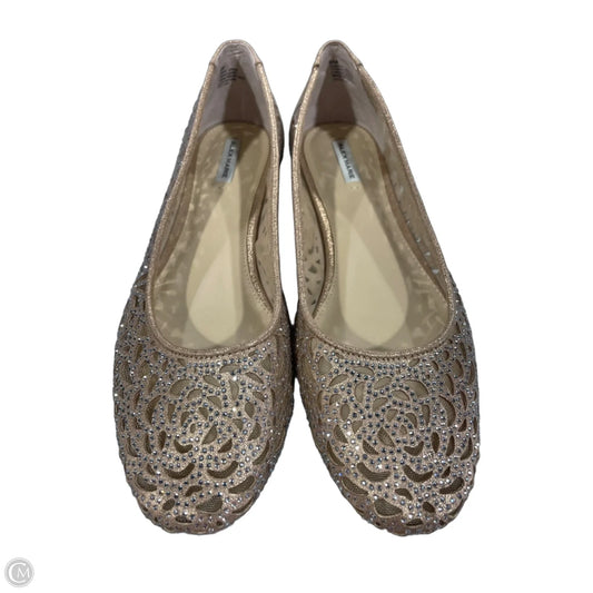 Shoes Flats By Alex Marie In Gold, Size: 8