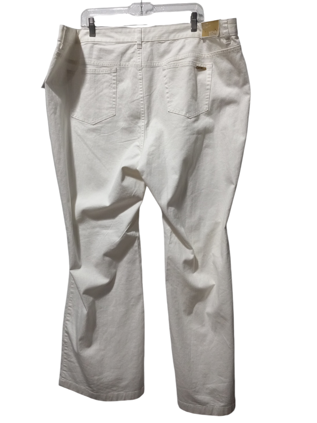 Jeans Flared By Michael By Michael Kors In White, Size: 24w