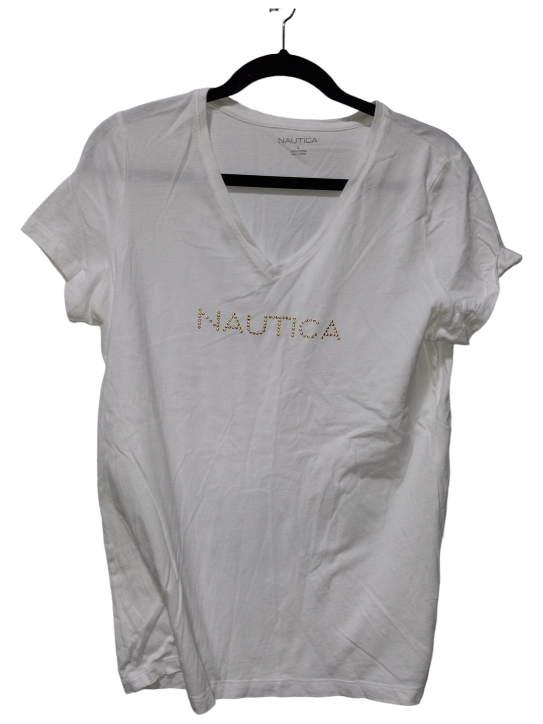 Top Short Sleeve By Nautica  Size: L