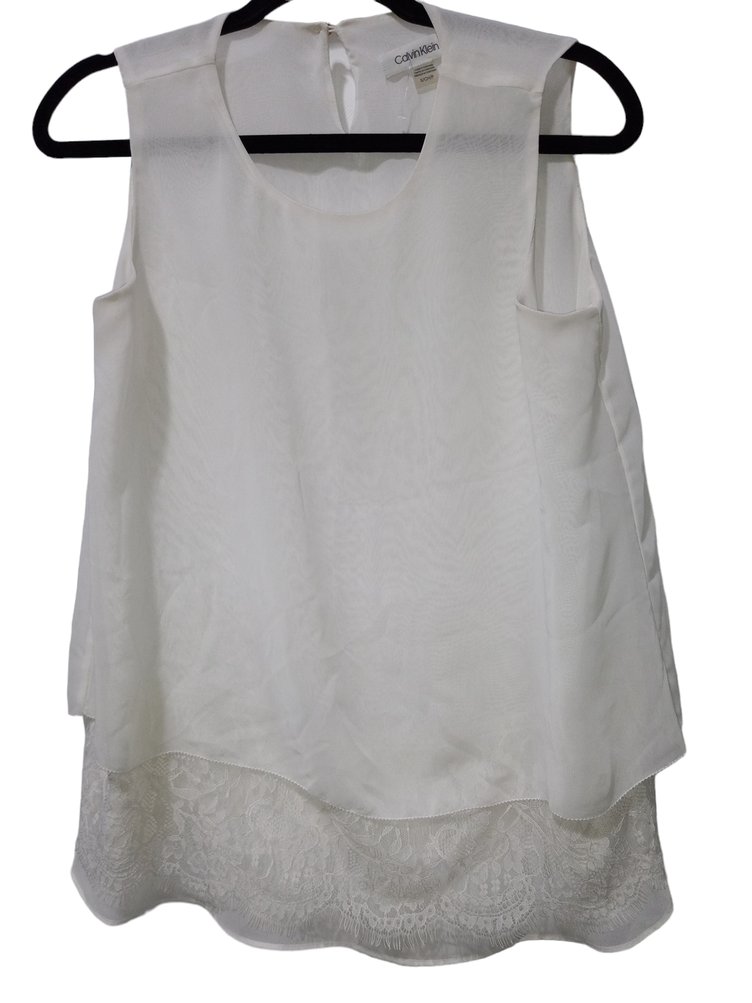 Blouse Sleeveless By Calvin Klein  Size: S