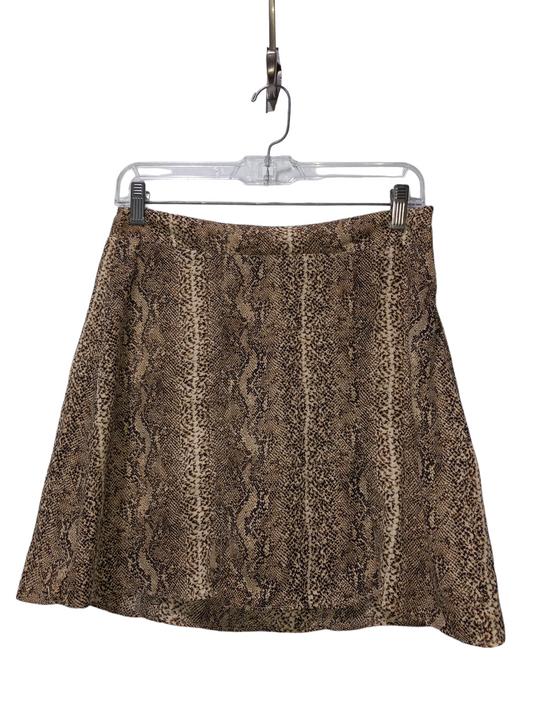 Animal Print Skirt Mini & Short Le Lis, Size M