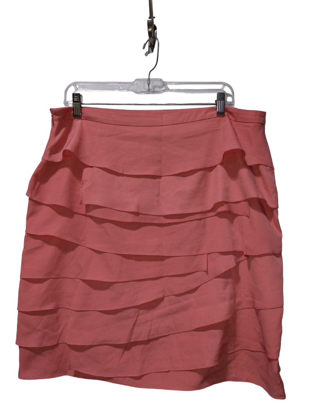 Pink Skirt Midi August Silk, Size L