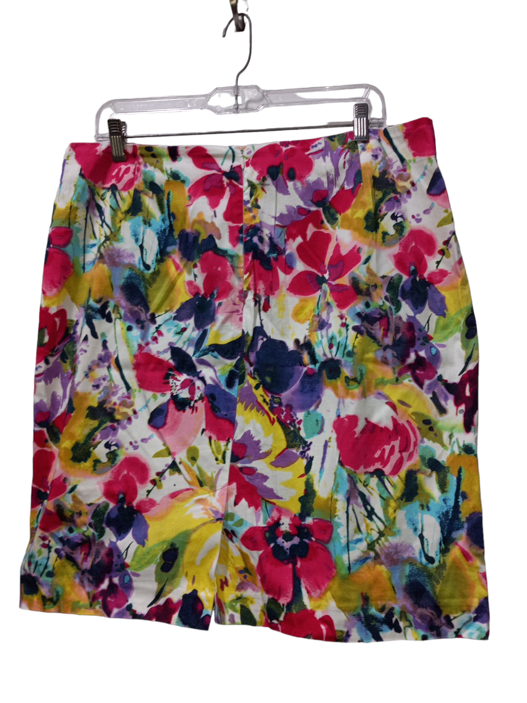 Floral Print Skirt Midi Jones Wear, Size L