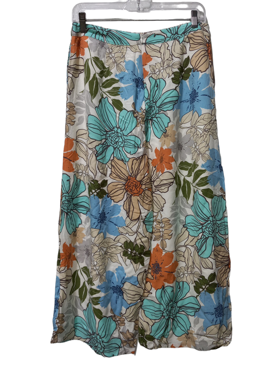 Floral Print Pants Wide Leg Fate, Size M