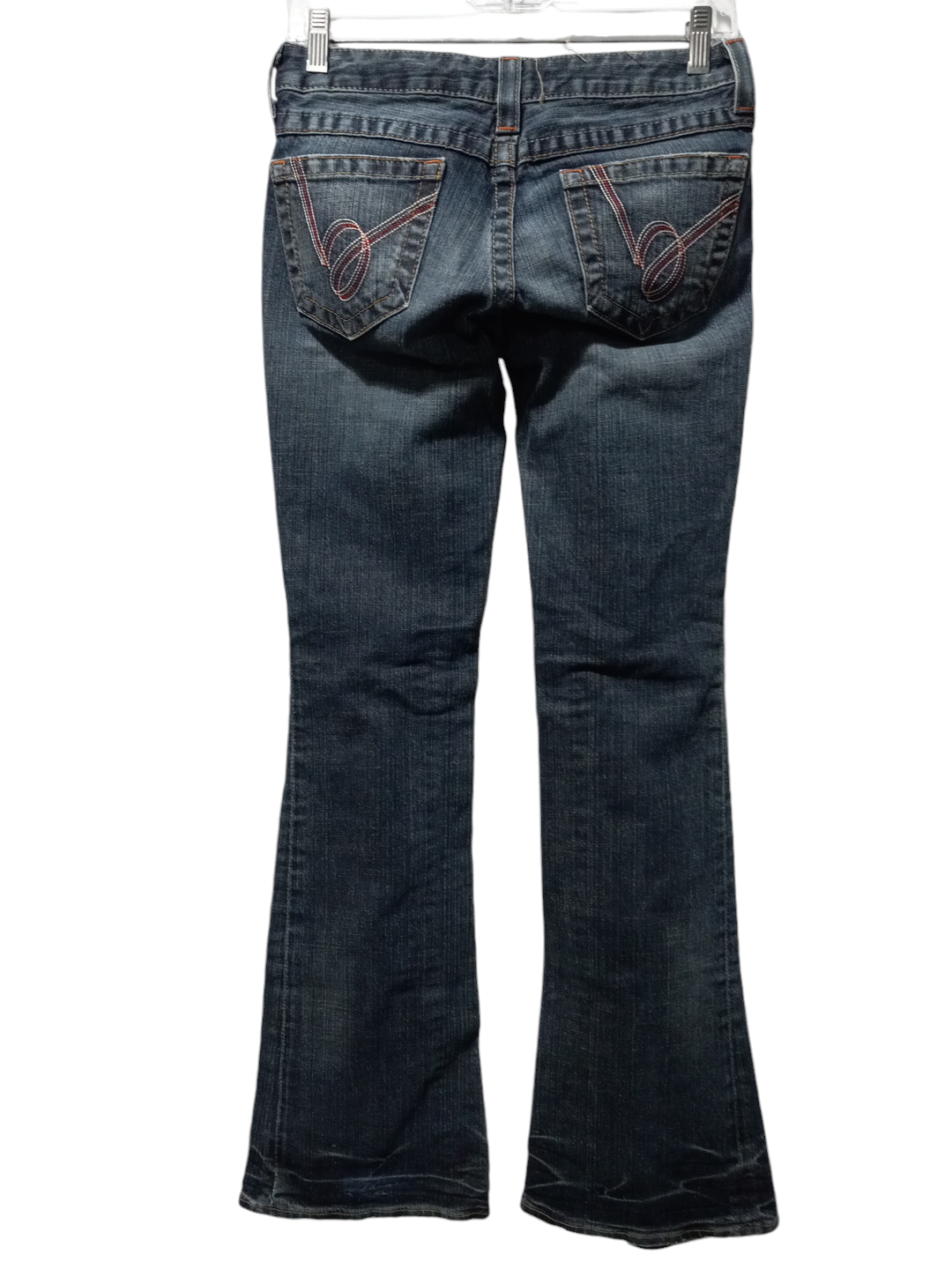 Jeans Flared By Bebe In Blue Denim, Size: 6