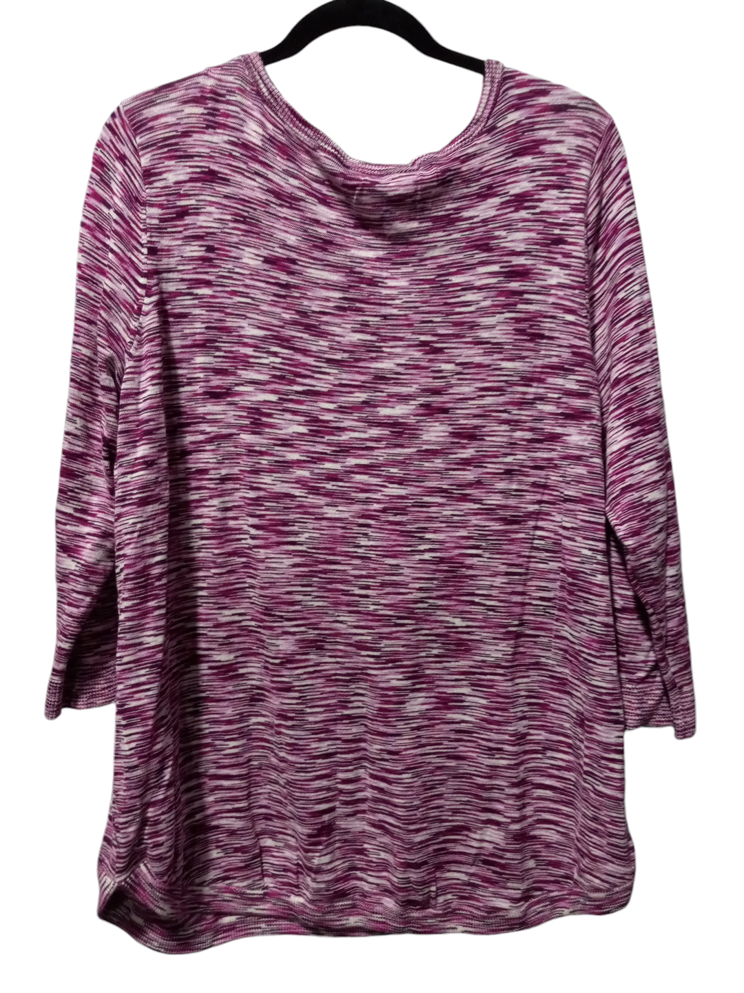 Sweater By Limited In Purple & White, Size: Xl