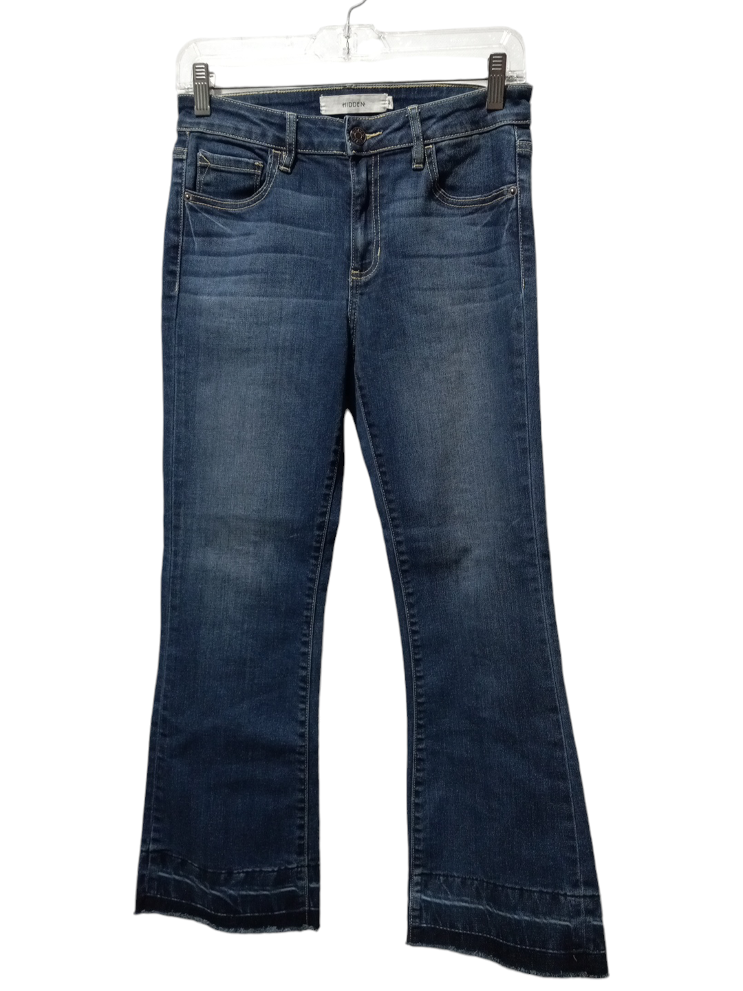 Jeans Flared By Clothes Mentor In Blue Denim, Size: 5