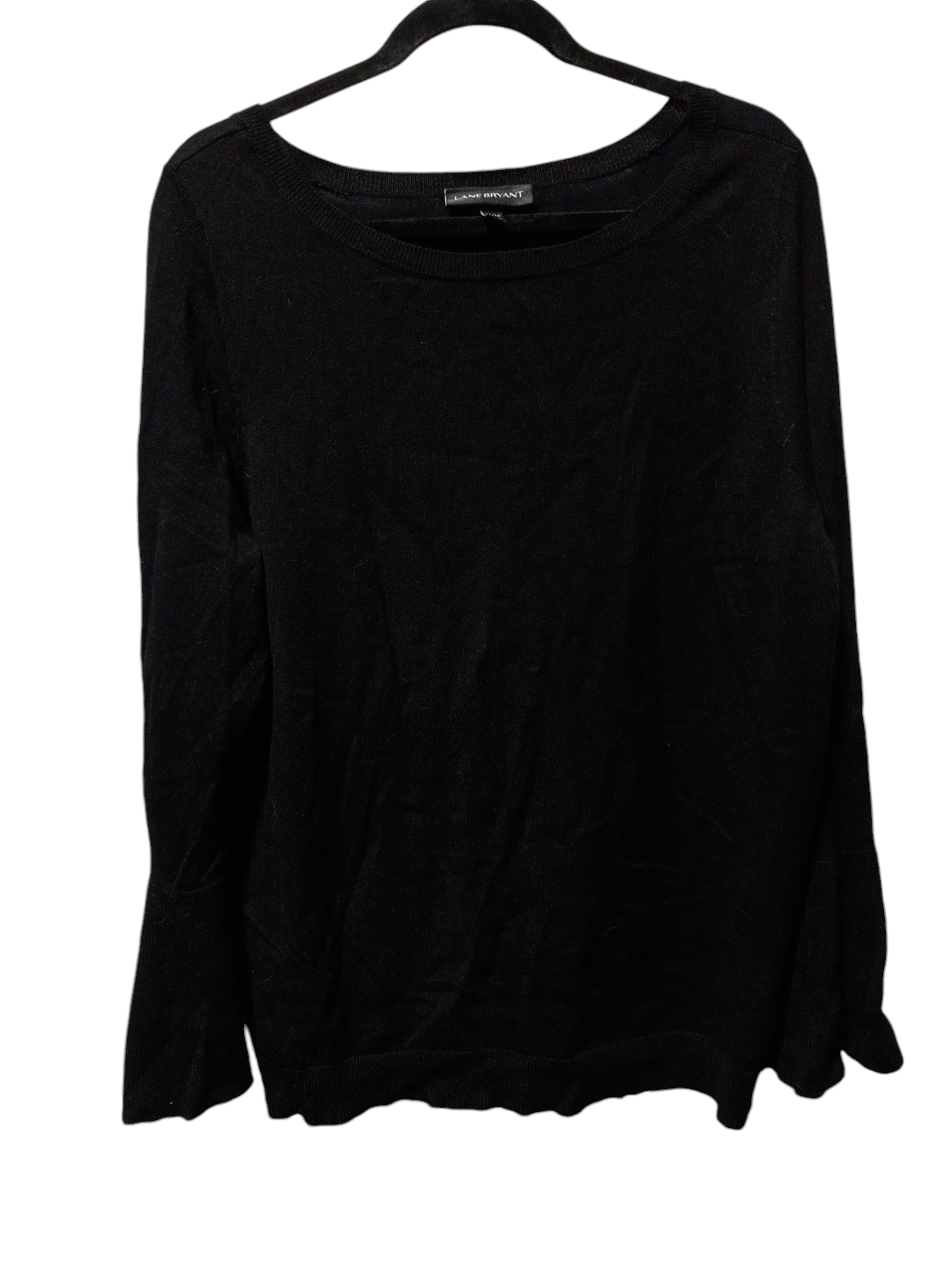 Top Long Sleeve By Lane Bryant In Black, Size: Xl