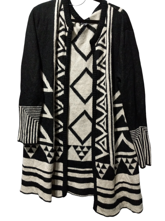 Cardigan By Charlie Paige In Black & Tan, Size: L