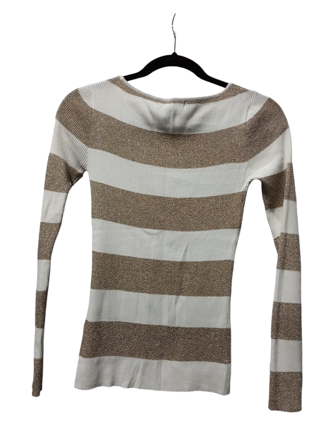 Top Long Sleeve By Boston Proper In Striped Pattern, Size: Xs