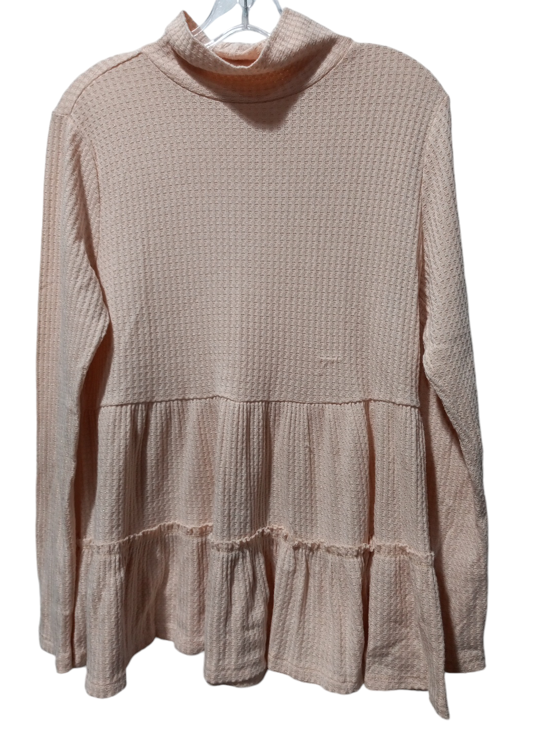 Top Long Sleeve By Lc Lauren Conrad In Cream, Size: L