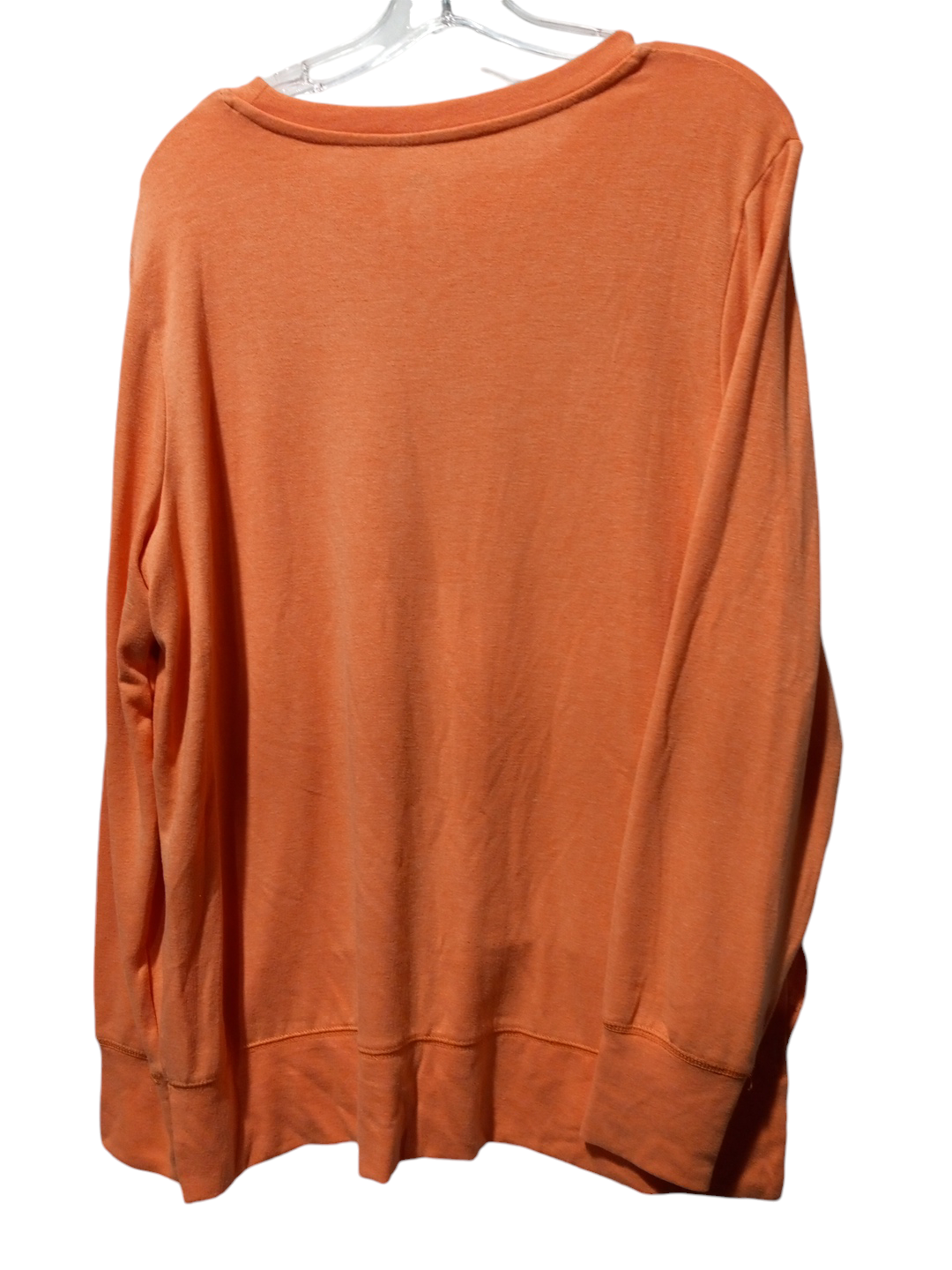 Top Long Sleeve By Clothes Mentor In Orange, Size: L