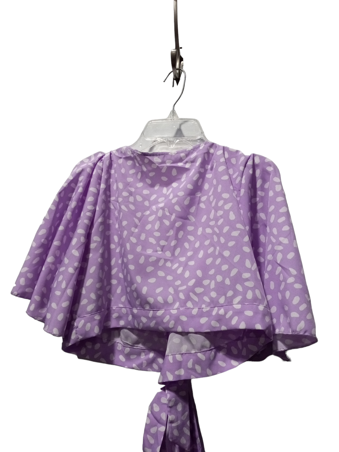 Skirt Set 2pc By Clothes Mentor In Purple & White, Size: L