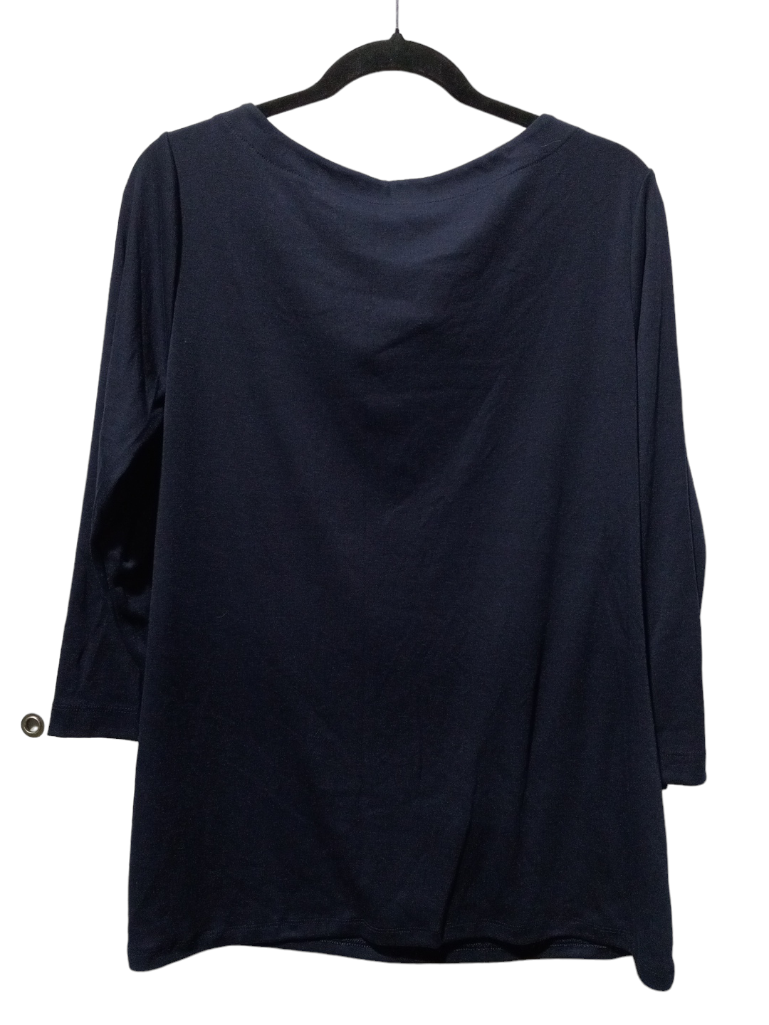 Top 3/4 Sleeve Basic By Limited In Navy, Size: Xl