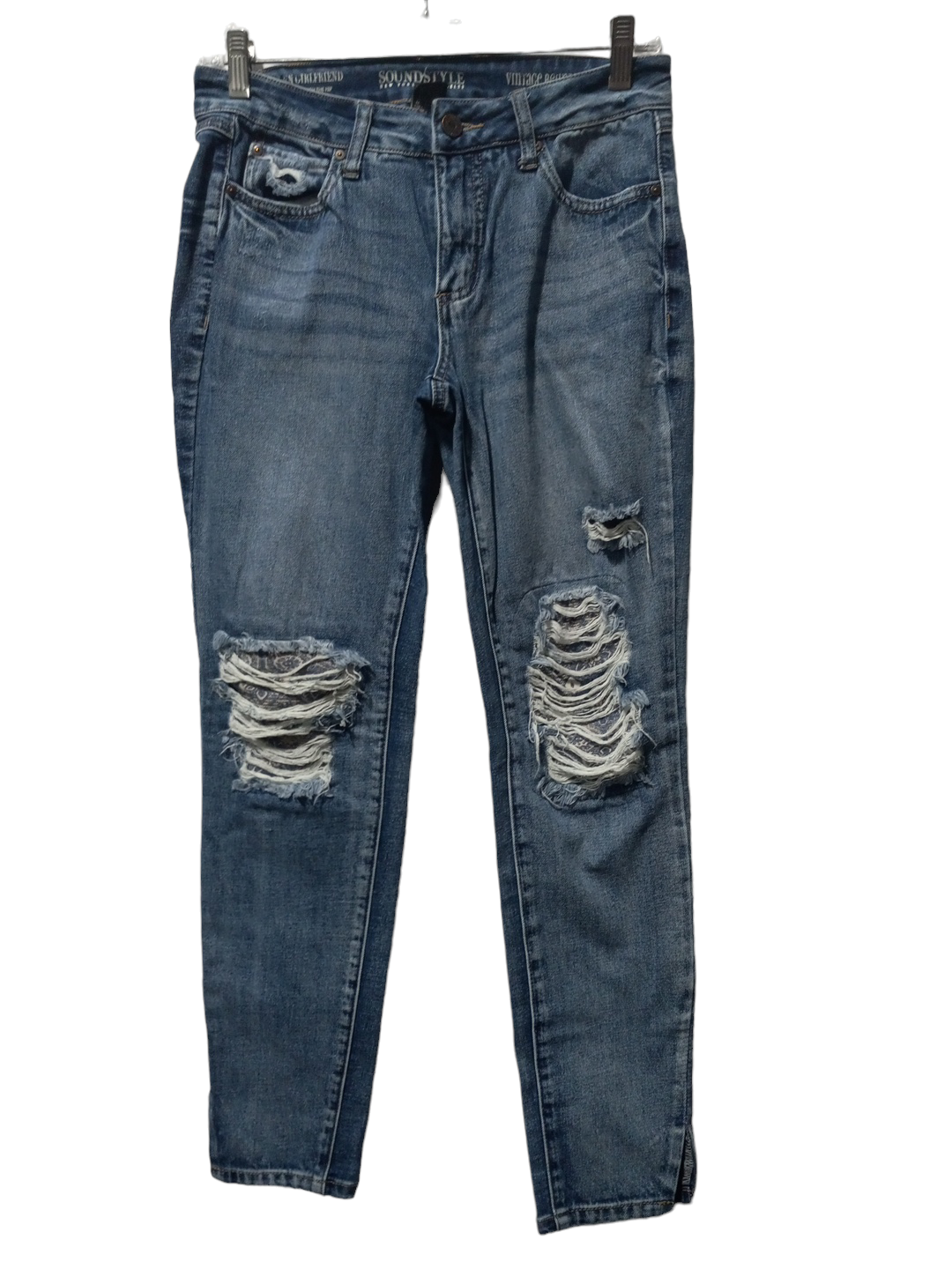 Jeans Boyfriend By Clothes Mentor In Blue Denim, Size: 0