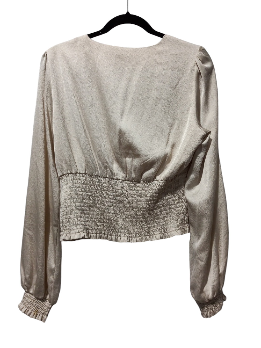 Blouse Long Sleeve By Gianni Bini In Beige, Size: M