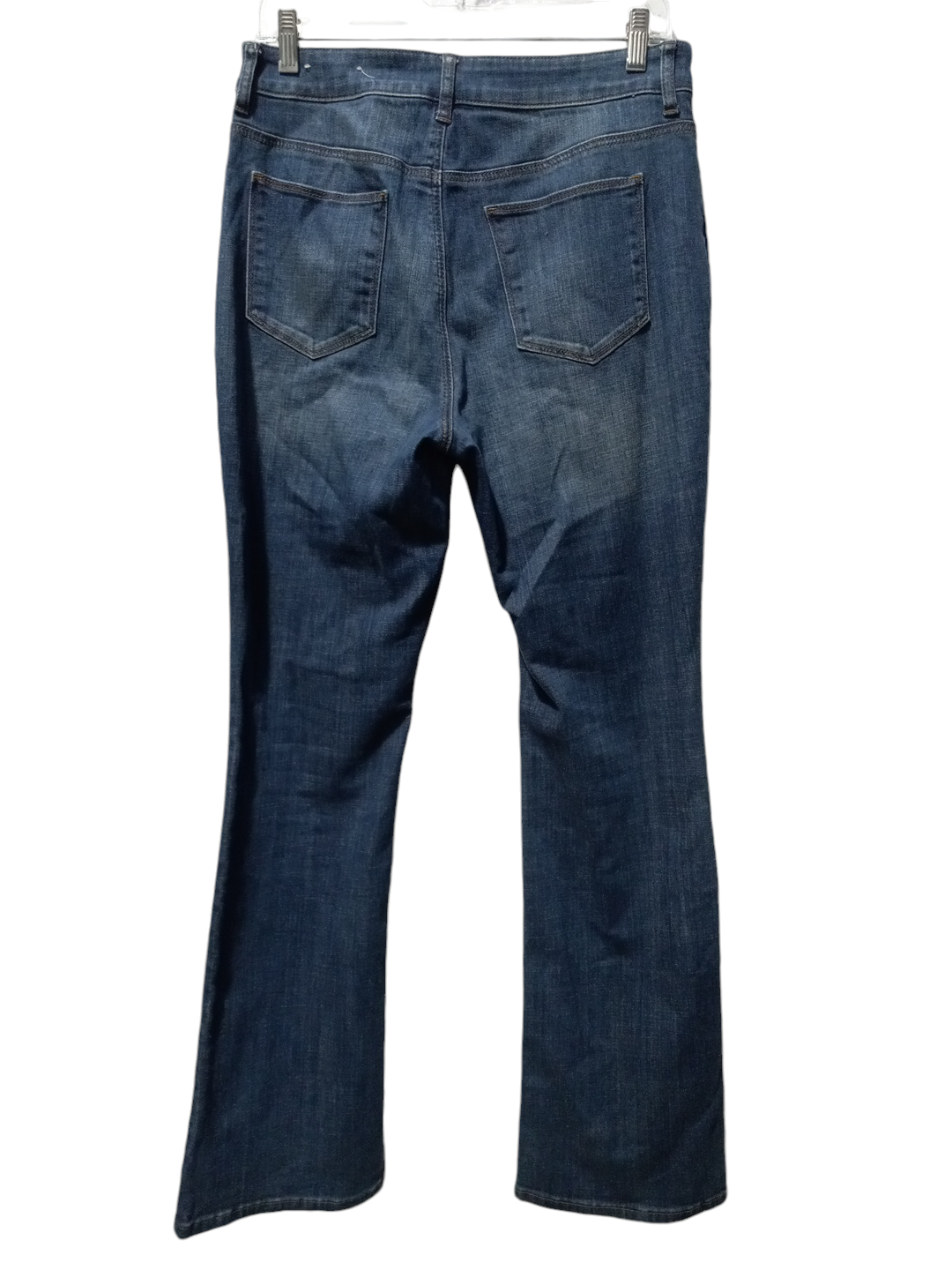 Jeans Flared By Chicos In Blue Denim, Size: 6