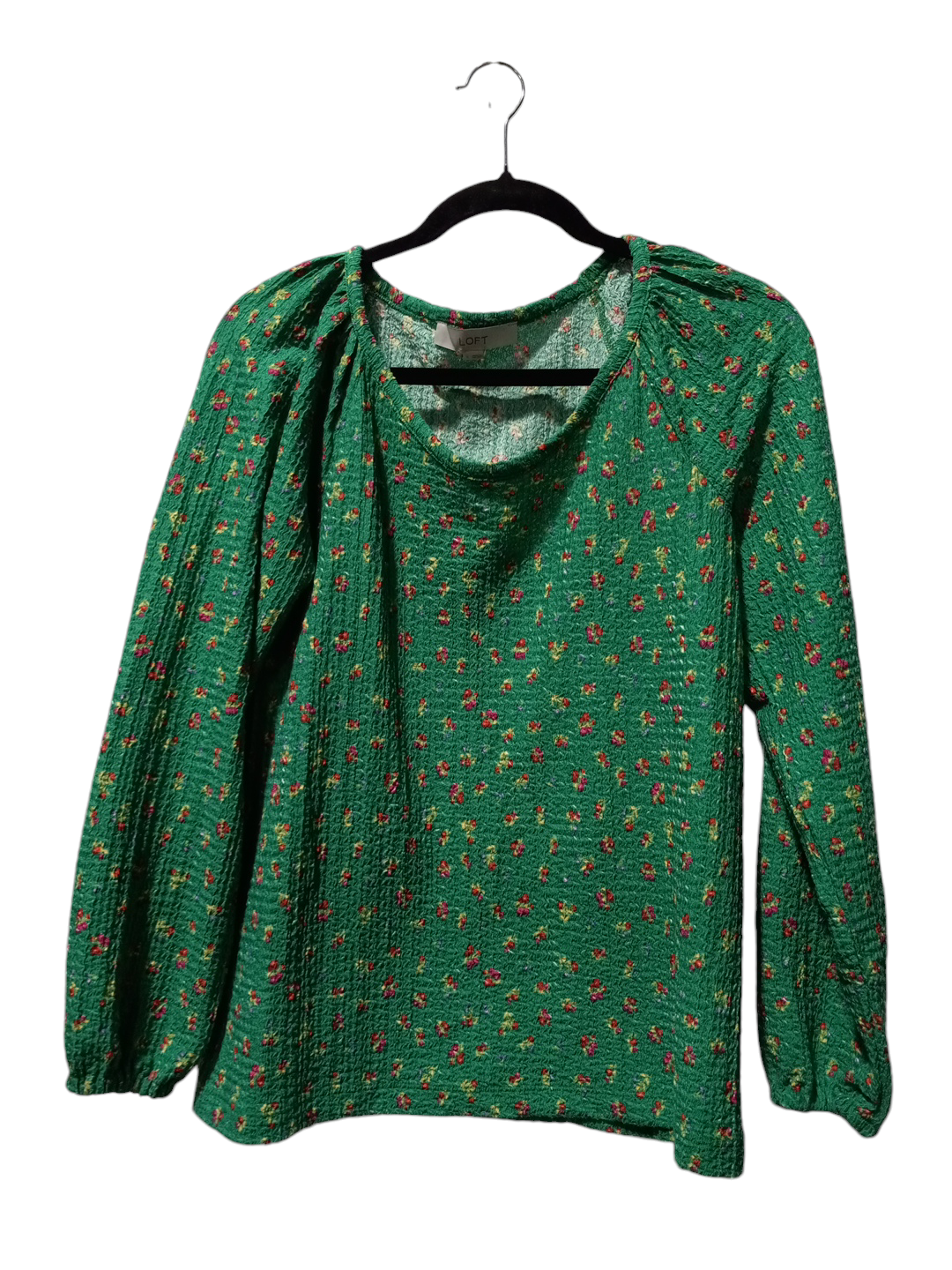 Top Long Sleeve By Loft In Floral Print, Size: S