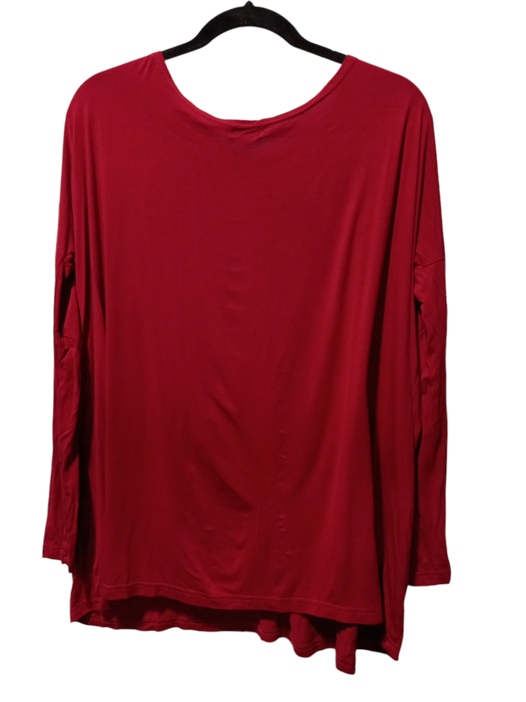 Top Long Sleeve By Piko In Red, Size: M